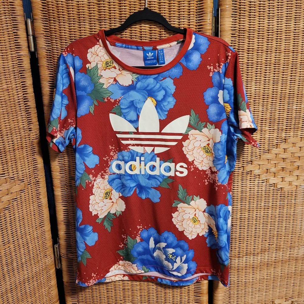 Adidas Originals x Her Studio London Shirt with big flowers